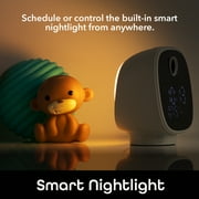 Geeni Serenity Smart Clock Camera | Baby Security Camera | 1080p HD Home Security with WiFi Voice Control | Lullabies 2-Way Audio | Night Light | Compatible with Alexa & Google Home