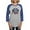 Heather/Blue, variant on CafePress - Cobra Commander Long Sleeve T Shirt - Womens Baseball Tee