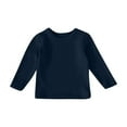 thumbnail image 3 of TQWQT Long Sleeve Shirts for Girls Winter Fleece Lined Navy Shirts Size 7-8 Shirt Warm Kids Crewneck Tee Shirt Plain Tween Girls Clothes, 3 of 6