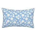 thumbnail image 1 of Fotbe Daisies Flowers Funda de Almohada Decorativa Estilo Occidental, Lujo en Algodón, Fundas para Almohadas King, Cojín Estampado para Decoración del Hogar-16"x24", 1 of 6