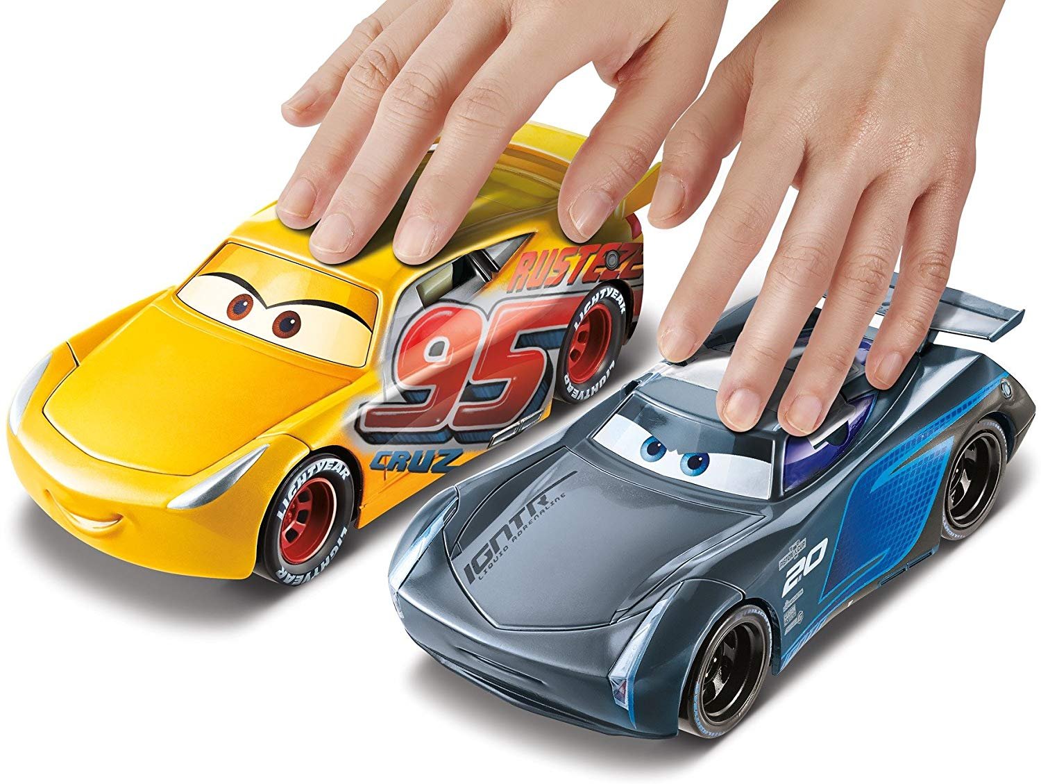 Disney Pixar Cars 3: Flip to The Finish Rust-eze Cruz Ramirez & Jackson Storm Vehicles - image 5 of 10