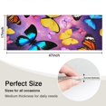 thumbnail image 5 of Purple Yellow Blue Butterfly Pattern Kitchen Rug Mat,Kitchen Runner Rugs Non Skid Washable,Decorative Kitchen Floor Mats for Kitchen,Sink,Laundry,17"X47", 5 of 5