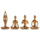 thumbnail image 2 of de 4 estatuas de estatuilla de yoga de cerámica, decoración de de yoga de pose de yoga de meditación, decoración de de centro de Fernando Figura de estatua de postura de yoga, 2 of 8