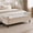 Linen Beige, variant on BaseBeauty 67" Storage Bench for Bedroom, Upholstered Storage Bench with Arms, Tufted Black Bench for Bedroom, Velvet Black