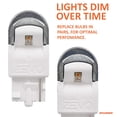 thumbnail image 2 of SYLVANIA - Bombilla LED roja 7443 T20 ZEVO - Bombilla LED brillante ideal para luces de freno y traseras (contiene 2 bombillas), 2 of 8