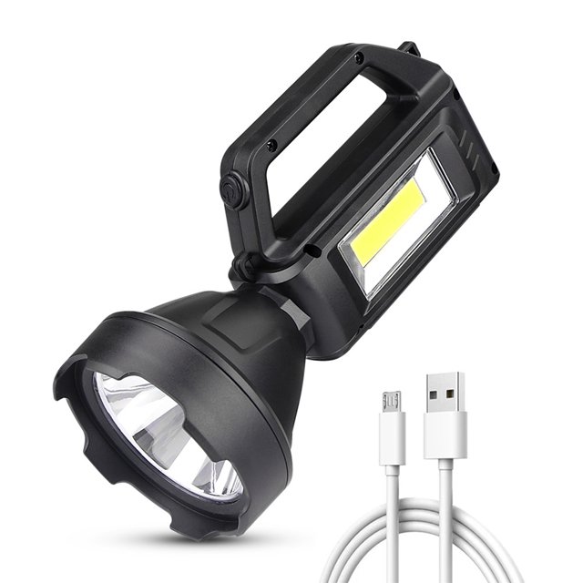 COB Flashlight Linterna USB Vida recargable Life a prueba de agua Luces ajustables de largo alcance Reparación para senderismo Caza de acampar Kearding OD003459-00B