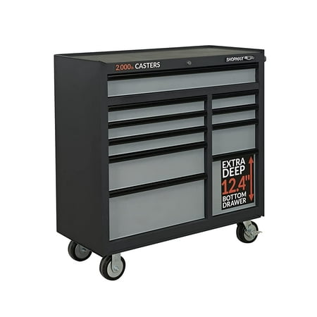 

Shopmax 41 in. 10 Drawer Rolling Tool Cabinet