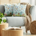 thumbnail image 5 of Ambesonne Nautical Throw Pillow Cover 2 Pack, Elements of the Ocean, 18", Multicolor, 5 of 7