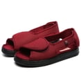 thumbnail image 1 of Zapatos de tela cómodos ajustables de gran tamaño y ensanchados para el cuidado de la salud de los pies hinchados y con hinchazón de grasa y deformidad del pie, 1 of 5