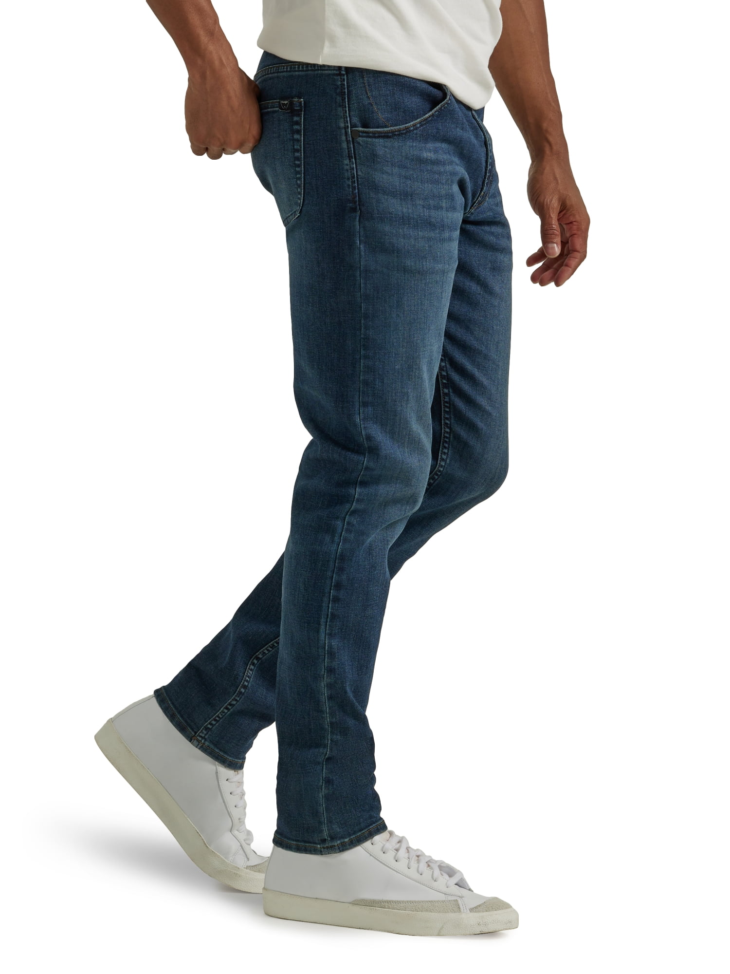 Wrangler® Men’s and Big Men’s Unlimited Comfort Taper Fit Jean with Comfort Flex Waistband Sizes 32-46