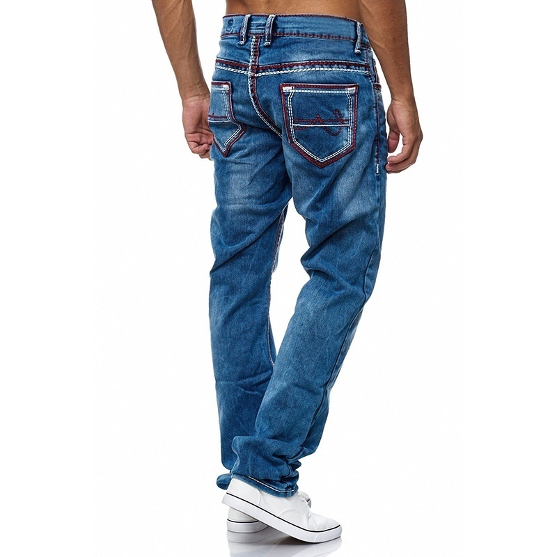 Men's Jeans Pants Straight Legs Vintage 