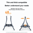 thumbnail image 3 of Vertical Laptop Stand Universal Desktop Stand Laptap Dock for Foldable Tablet Support Holder Silver, 3 of 5