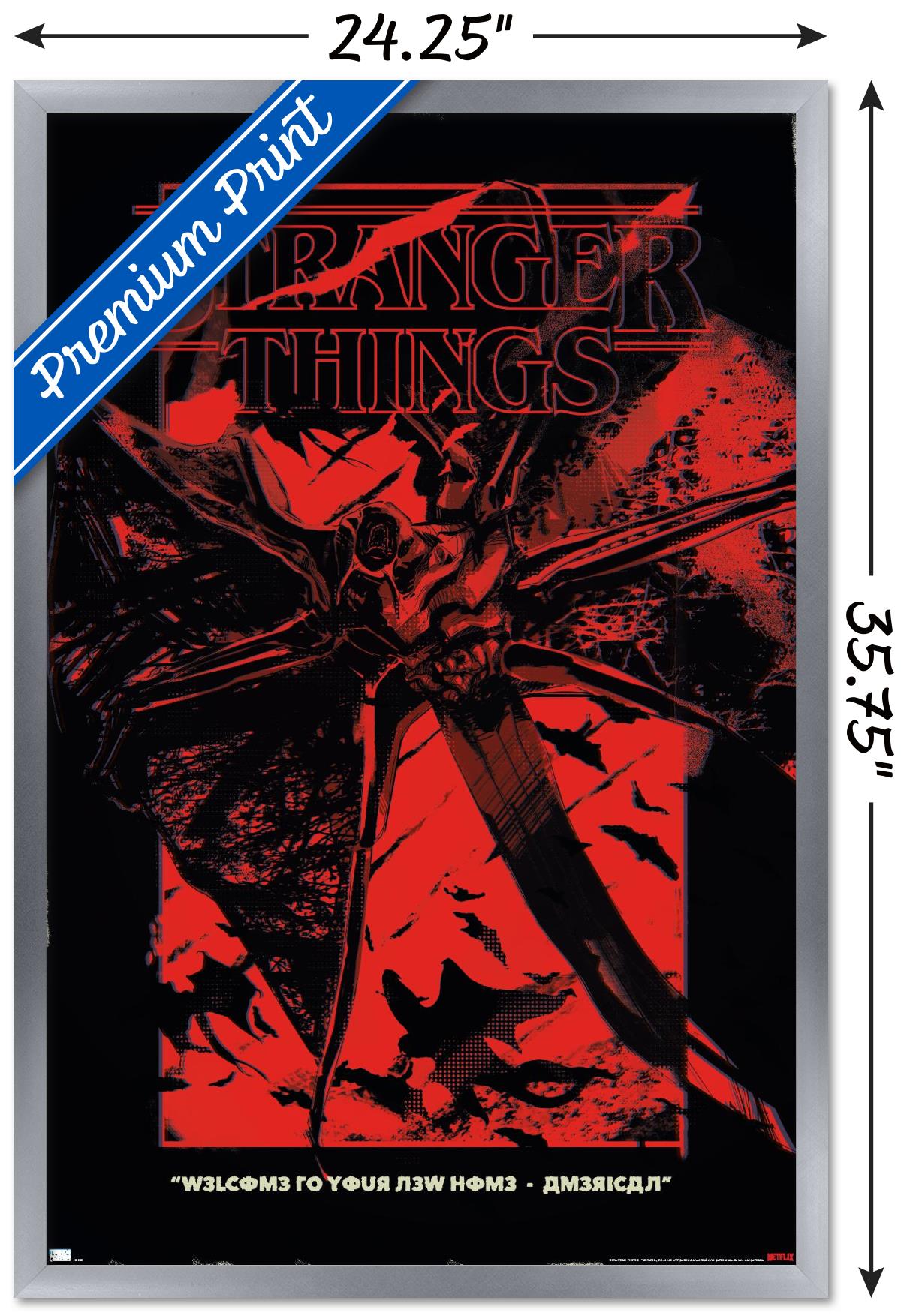 Netflix Stranger Things: Season 4 - New Home Wall Poster, 22.375" x 34" Framed
