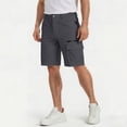 thumbnail image 2 of Men's Hiking Cargo Shorts Quick Dry Lightweight Summer Casual Shorts for Men Work Golf Outdoor 5 Pockets, M, 2 of 6