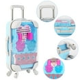thumbnail image 4 of Doll Suitcase Plastic Cute Traveling Case Trolley Case for 18in Doll, 4 of 10