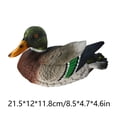 thumbnail image 4 of (Pato mandarín macho) estanque al aire libre pato mandarín patio pato al aire libre pecera simulación animal decoración resina escultura adornos 21.5*12*11.8cm, 4 of 5