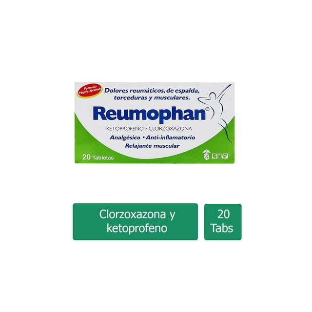 Reumophan 250 mg/ 50 mg Caja Con 20 Tabletas Reumophan FRASCO
