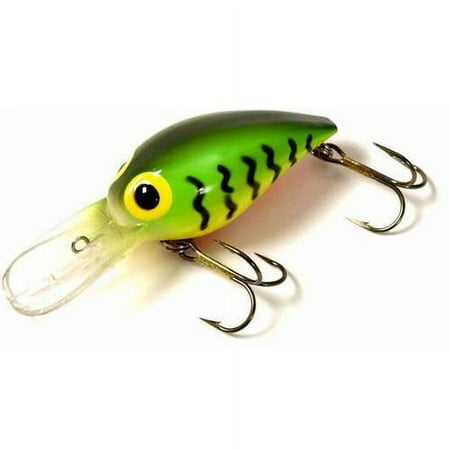 Brad s Mag Wigglers Crank Bait Green Fire Tiger