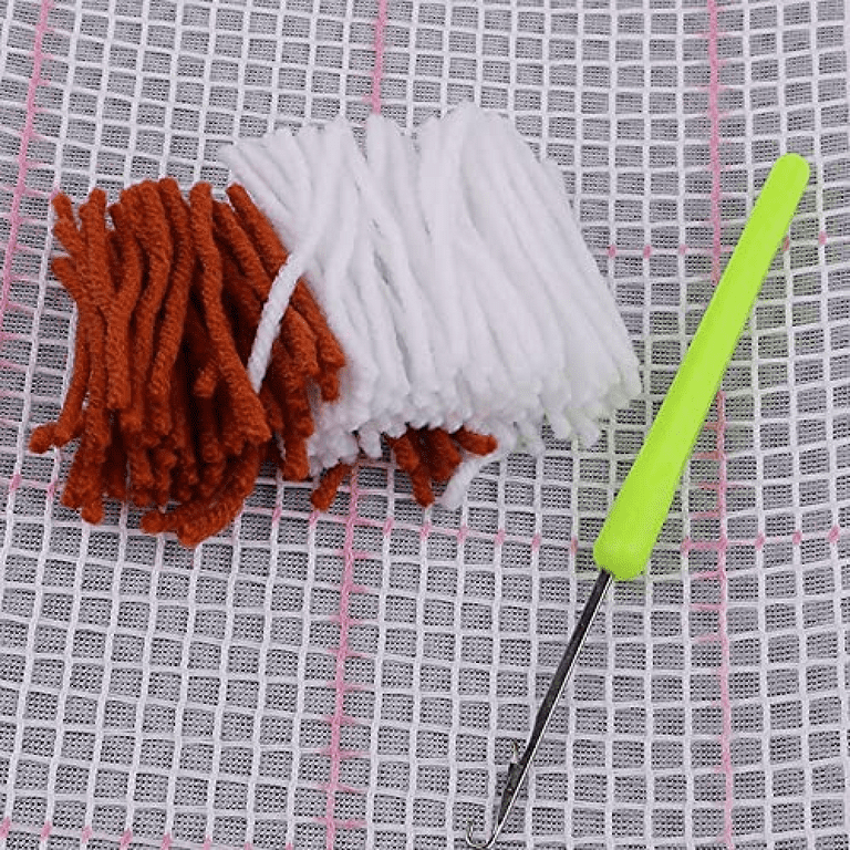 Field hot air Balloon Latch Hook Kit Rug Making Crafts Carpet