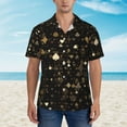 thumbnail image 5 of Picia Casino Gentle Cotton Regular Fit Short Sleeve Casual Hawaiian Shirt for Men-X-Large, 5 of 8