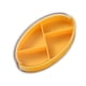 thumbnail image 3 of Pastillero portátil giratorio 4 celosías tableta dispensador sellado azúcar organizador contenedor monedero exterior interior accesorios amarillo Inevent HA028286-01, 3 of 7