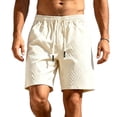thumbnail image 3 of IhhxPro Men's Casual Shorts with Pockets Elastic Waist Board Men Quick Dry Swim Trunks Lightweight Loose Fit Summer Beach Activewear M-5XL, 3 of 9