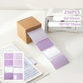 thumbnail image 2 of Fdelink Purple Gradient Sticky Note,Self-Stick Notes,Sticky Notes Paper Roll Tape Pull Out Labels Stickers Boxes Drawing Full Adhesive Name Tags Types Blank Grid Lined Colorful Self Stick Notepads, 2 of 8