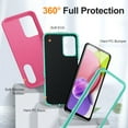 thumbnail image 2 of for Galaxy A03s Case with Kickstand, [10FT Military Drop Protection] Rugged Heavy Duty Hard PC+Soft Silicone Rubber Bumper Hybrid Triple-Layer Case for Samsung Galaxy A03s,
Rose+Mint, 2 of 7