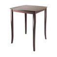 thumbnail image 2 of Pemberly Row 28.86" 3PC Square Transitional Solid Wood Pub Set in Antique Walnut, 2 of 4