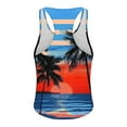 thumbnail image 3 of SGFCWSX Mens Tank Tops Tropical Palm Tree Graphic Sleeveless Lightweight Summer Beach Top for Men Multicolor Size 2XL, 3 of 4