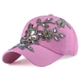 thumbnail image 1 of Baseball Cap Solid Color Windproof Lightweight Fashionable Hip Hop Hat Birthday Gift Baseball Caps hats for men Pink, 1 of 5