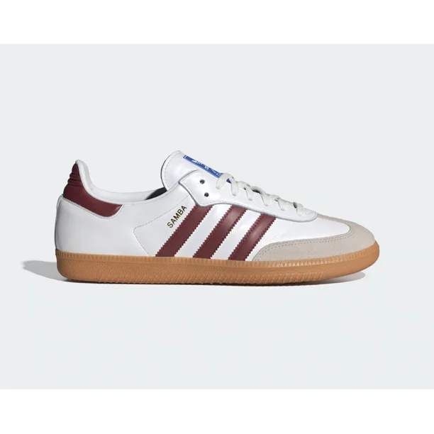 Adi - das Samba OG White Burgundy Gum Sneakers Shoes 46 47 US 11.5 12.5 IF3813 Red