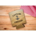 thumbnail image 2 of Funny Beer Coolie Captain Awesome Nautical Sailing Boating 6-Pack Can Drink Sleeves, 2 of 8