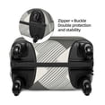 thumbnail image 5 of Multi-Size Suitcase Protective Cover Full Range Double Stitching Invisible Zipper For Travel Business Lightslategray Geometric Lines_3 X-Large, 5 of 8