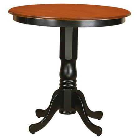 East West Furniture Jackson Pedestal 36 Inch Round Counter Height
