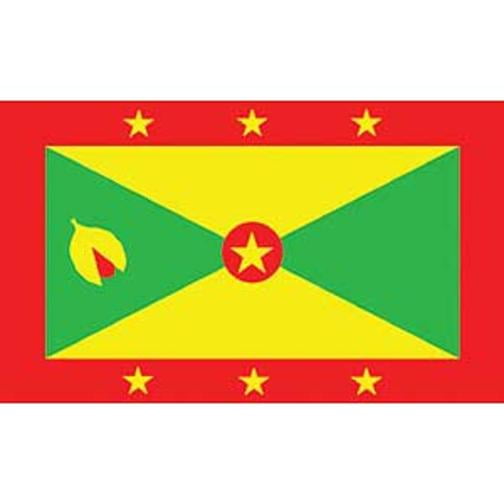 Grenada 4"x6" Flag Desk Table Stick 