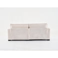 thumbnail image 2 of Modern Corduroy L-Shaped 2-Seater Sofa with USB & Cup Holder (220×80×75cm), 2 of 7