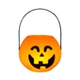 thumbnail image 3 of Forestwhale Light-Up Halloween Pumpkin Bucket 2.8" Mini Candy Holders Glowing Trick-or-Treat Pails with Built-in LED Light, 3 of 3
