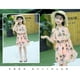 thumbnail image 4 of Vestido de gasa sin mangas con estampado de piña para niñas pequeñas, 4 of 4