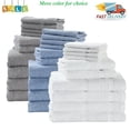thumbnail image 4 of 10 Piece Towel Set 100% Cotton Bath Towels Hand Towels Wash Soft Absorbent, 4 of 10