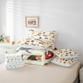 thumbnail image 6 of Manfei Lovelt Pet Animal 7pcs Bedding Comforter Set,Cute Puppy Dogs Queen Bedding Sets,Beige Brown Queen Sheet Sets For Kids,Microfiber Bedroom Decor Reversible, 6 of 8