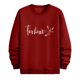 thumbnail image 3 of Ceisia Men's Regular-Fit Crew-Neck Heart-Letter Printed Casual Sweatshirt Gift, 3 of 6