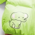thumbnail image 5 of NAISIBABY Toddler Puffer Jacket, Lightweight Warm Cute Hooded Zip Up Fall Winter Clothes Boys Girls Quilted Coat Green 4T, 5 of 9