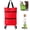 Red, variant on 2-in-1 Foldable Shopping Trolley Bag, Waterproof Oxford Fabric & 33 lbs Heavy Duty Rolling Cart, Portable Grocery Tote for Supermarket Laundry Travel