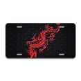 thumbnail image 1 of SignMission A-LP-03-468 Dragon Rouge Plaque d'Immatriculation en Aluminium, 1 of 1