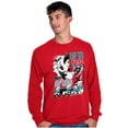 thumbnail image 3 of The Smurfs Kanji Up To No Good Men's Big & Tall Long Sleeve Graphic Tee Brisco Brands 3X, 3 of 5