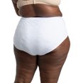 thumbnail image 5 of Fit for Me by Fruit of the Loom Women's Plus Size Cotton Brief Underwear, 10-Pack, 5 of 13