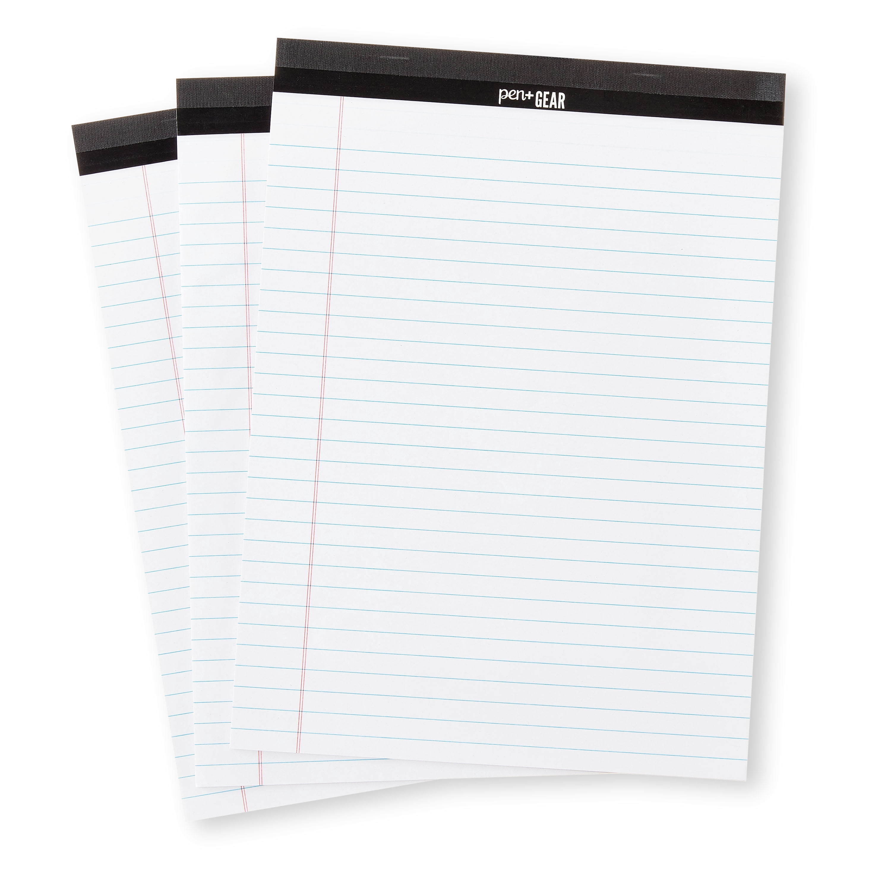(5 pack) Pen+Gear Wide Ruled Legal Pad, Perforated, 8.5 x 11.75 Inches, 50 Sheets, 3-Pack