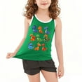 thumbnail image 4 of YABCSAZ Toddler Boys Girls Summer Outfits Sleeveless Tank Tops Loose Fit Active Tee Shirts Kids Casual T-Shirts Blouses Funny Cute Printed Shirts Tops Baby Clothes Size 14 T, 4 of 6