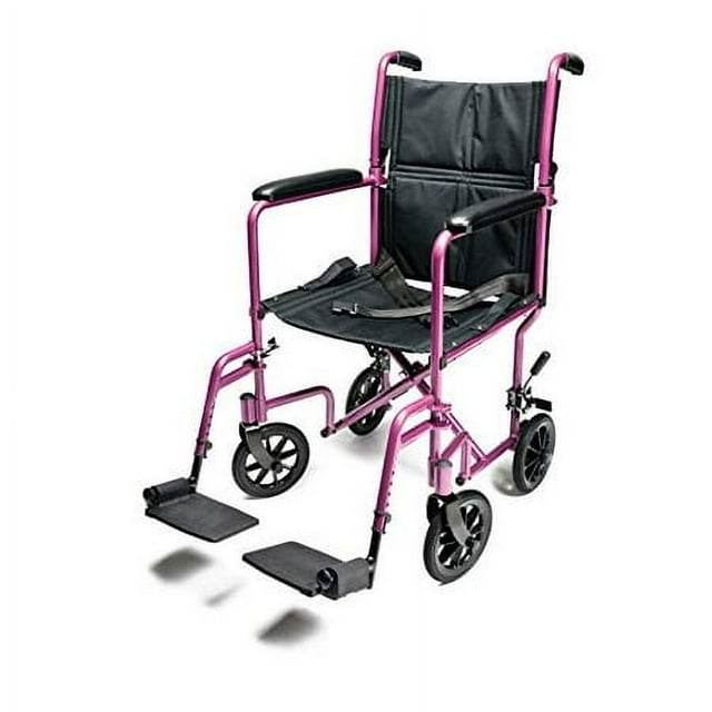 GF HEALTH PRODUCTS Chaise TRANS Rose en Aluminium 19 Pouces E&J